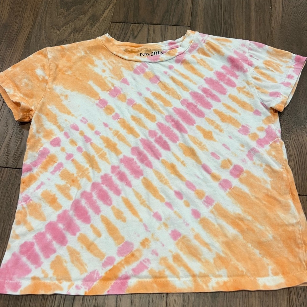 Crewcuts (by J. Crew) girls tie dye t-shirt, age 10-11